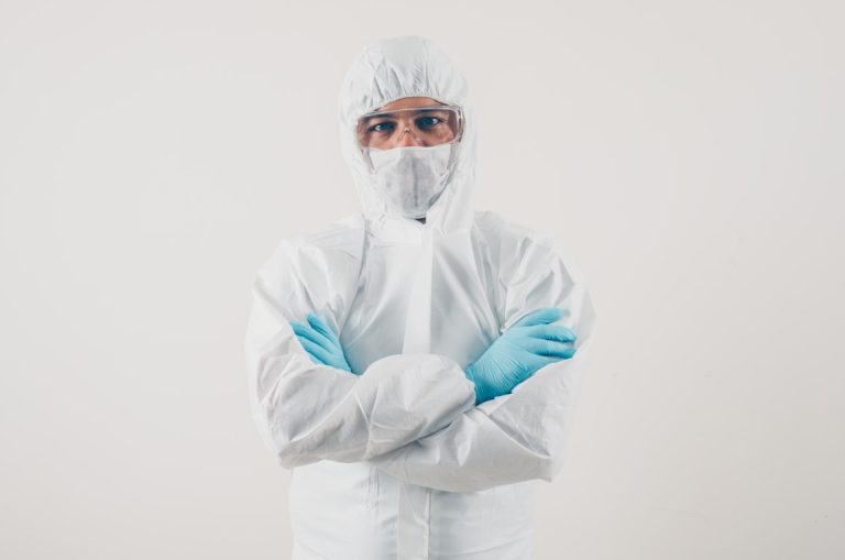 Ropa de protección para trabajos con productos químicos